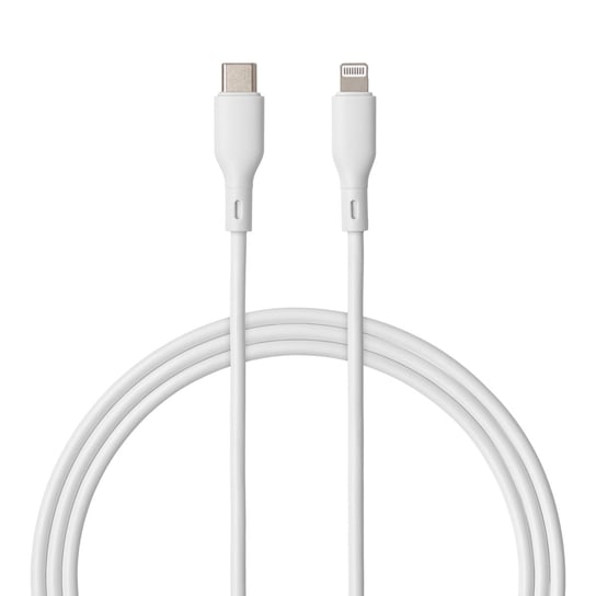 QUALO Recycling kabel USB-C - Lightning 1,5m 2,4A biały QRC-CL-00 Qualo