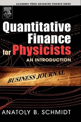 Quantitative Finance for Physicists: An Introduction Opracowanie zbiorowe