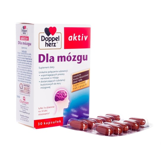 Queisser Pharma, Doppelherz Aktiv Dla Mózgu, Suplement diety, 30 kaps. Queisser Pharma