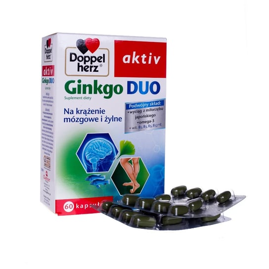 Queisser Pharma, Doppelherz Aktiv, Ginkgo Duo, Suplement diety, 60 kaps. Queisser Pharma
