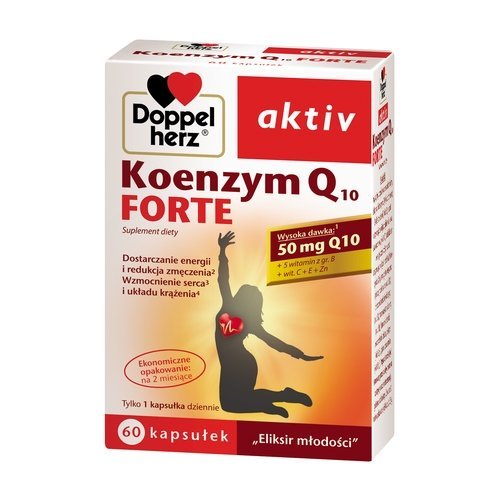 Queisser Pharma, Doppelherz Aktiv Koenzym Q10 Forte, Suplement diety, 60 kaps. Queisser Pharma