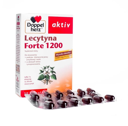 Queisser Pharma, Doppelherz Aktiv Lecytyna Forte 1200, Suplement diety, 30 kaps. Queisser Pharma