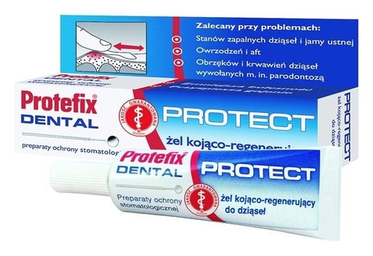 Queisser Pharma, Protefix Dental Protect, Żel kojąco-regenerujący do dziąseł, 10 ml Queisser Pharma