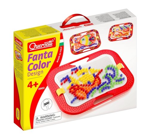 Quercetti, Fanta Color Design, Mozaika, zabawka kreatywna, 300 elementów Quercetti
