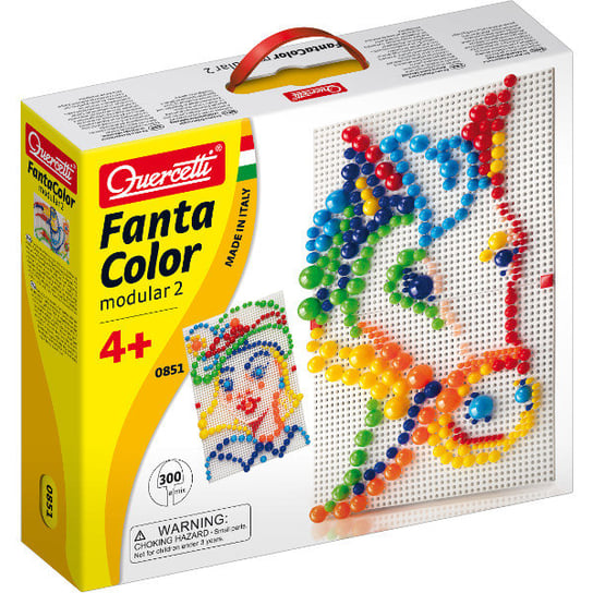 Quercetti, Fanta Color, zabawka kreatywna Mozaika Quercetti