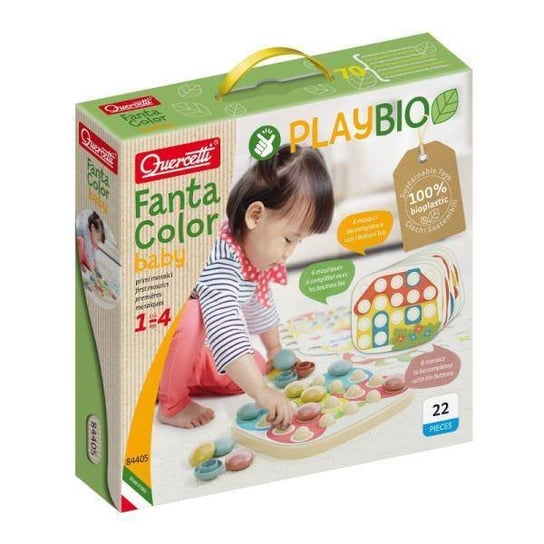 Quercetti, Układanka Playbio Fantacolor Baby Quercetti