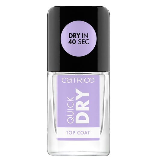 Quick Dry Top Coat nawierzchniowy szybkoschnący top  
do paznokci 10.5ml Catrice