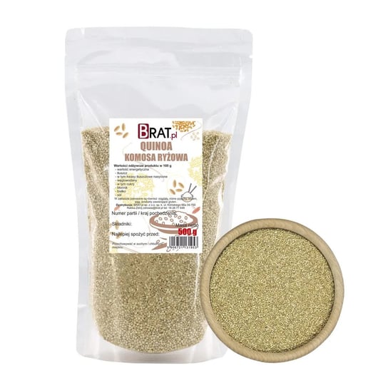 Quinoa BIAŁA - komosa ryżowa 500g Wysoka JAKOŚĆ Produkt NATURALNY BRAT.pl