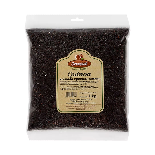 Quinoa komosa ryżowa czarna Orzeszek 1 kg Orzeszek