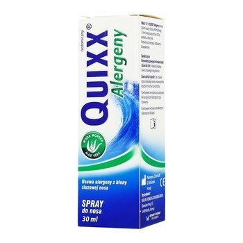 Quixx, Alergeny, spray do nosa, 30 ml Quixx