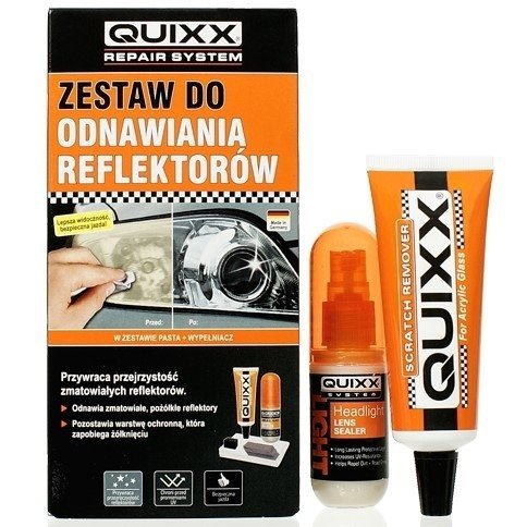 QUIXX Zestaw do odnawiania reflektorów QUIXX
