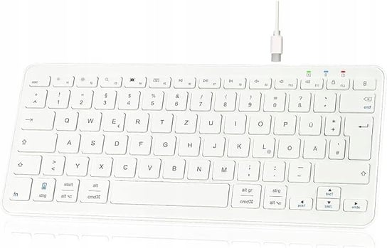 Qulose Bezprzewodowa klawiatura Bluetooth biała AZERTY Inna marka