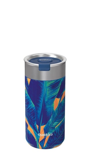 Quokka Boost Coffee Tumbler - Kubek termiczny ze stali nierdzewnej z zaparzaczem 400 ml (Bue Jungle) Quokka