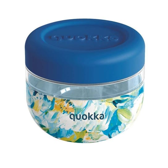 Quokka Bubble Food Jar - Pojemnik Plastikowy Na Żywność / Lunchbox 500 Ml (Blue Peonies) Inna marka
