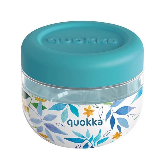 Quokka Bubble Food Jar - Pojemnik Plastikowy Na Żywność / Lunchbox 500 Ml (Watercolor Leaves) Inna marka