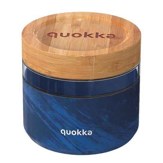 Quokka Deli Food Jar - Pojemnik Szklany Na Żywność / Lunchbox 820 Ml (Wood Grain) Inna marka