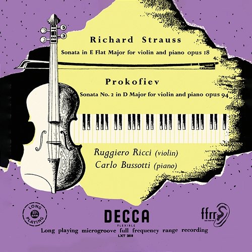 R. Strauss: Violin Sonata; Prokofiev: Violin Sonata No. 2 Ruggiero Ricci, Carlo Bussotti