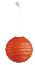 Rabalux, Lampa wisząca RICE pomarańczowy E27, 30cm Rabalux