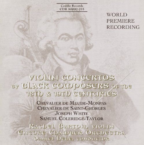 Rachel Barton-Violin Concertos by Black Composers of the 18th & 19th Century Various Artists