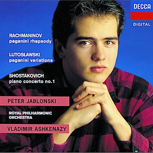 Lutosławski: Paganini Variations, for Piano & Orchestra Peter Jablonski, Royal Philharmonic Orchestra, Vladimir Ashkenazy