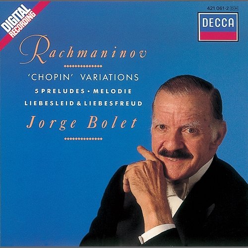 Rachmaninov: Solo Piano Works Jorge Bolet