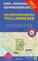 Rad-, Wander- und Gewässerkarte Neubrandenburg, Tollensesee Grunes Herz Verlag, Verlag Grnes Herz Lutz Gebhardt&Shne Gmbh&Co. Kg