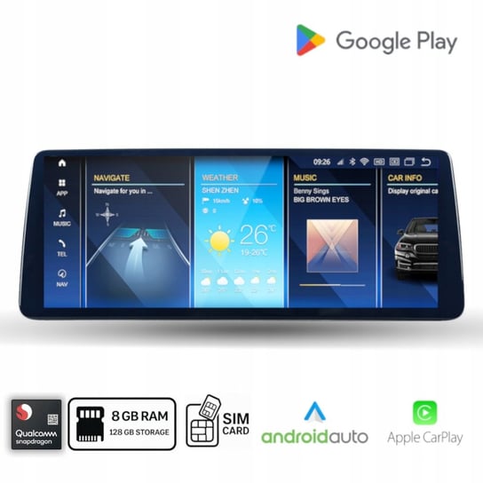 Radio Android BMW E90 E91 E92 E93 Android Carplay / Qualcomm 680 8 GB RAM Inna marka