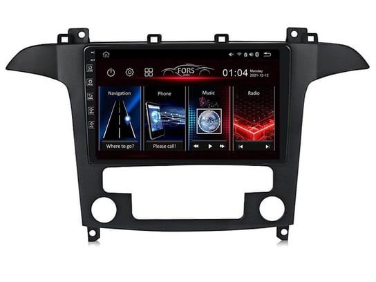 Radio Android FS-Max4 Ford S-MAX 2007-2008 4/32 CarPlay Android Auto 8-core FORS.AUTO