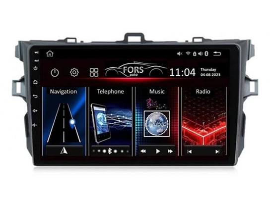 Radio Android FS1-Lite Toyota Corolla 2006-2013 FORS.AUTO