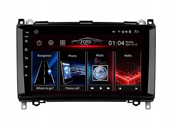 Radio Android M100 Benz B200A-Class (W169)B-Class (W245) 2004-2012 FORS.AUTO