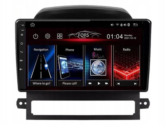 Radio Android M100 Chevrolet Captiva 2009-2012 FORS.AUTO