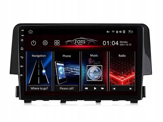 Radio Android M100 Honda Civic 2015-2020 FORS.AUTO