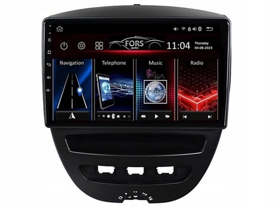 Radio Android M200 Toyota Aygo, Citroen C1, Peugeot 107 2005-2014 FORS.AUTO