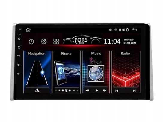 Radio Android M400 Toyota RAV4 UV 2018-2022 FORS.AUTO