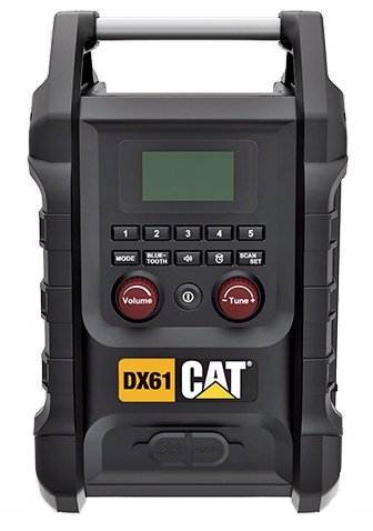 Radio Cat Dx61B Bluetooth 18V Aux Wyświetlacz Caterpillar