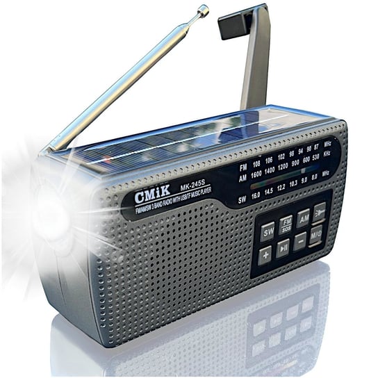 RADIO FM AM NA DYNAMO KORBKĘ SOLARNE POWERBANK LATARKA SURVIVALOWE AKU Inna marka