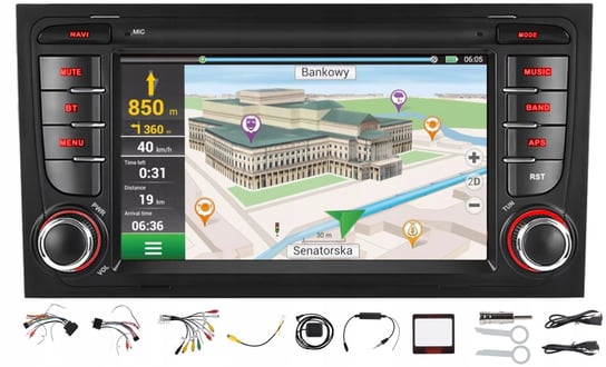 RADIO GPS ANDROID AUDI A4 B6 B7 2000-2008 CARPLAY WIFI USB BT 2GB 64GB Projack