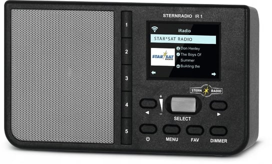 Radio internetowe TechniSat STERNRADIO IR 1 czarne TechniSat