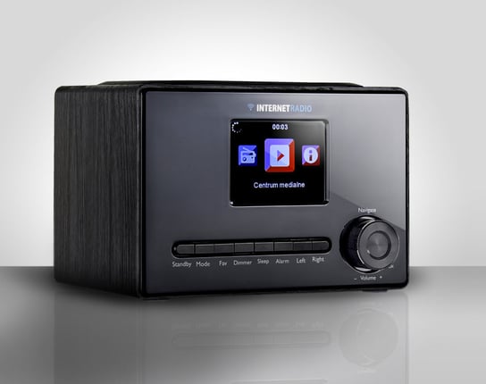 RADIO INTERNETOWE WIFI1001 3.2" color LCD czarne ART, SPOTIFY Art