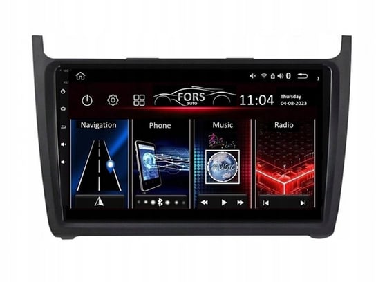 Radio M100 Volkswagen Polo black 2008-2015 FORS.AUTO