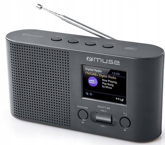 RADIO MUSE M-112 DBT DAB+ FM PLL Bluetooth czarny Muse