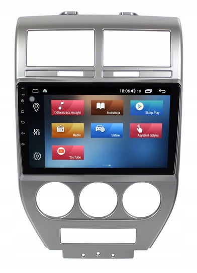 RADIO NAWIGACJA GPS JEEP COMPASS 2006-2010 ANDROID Inna marka