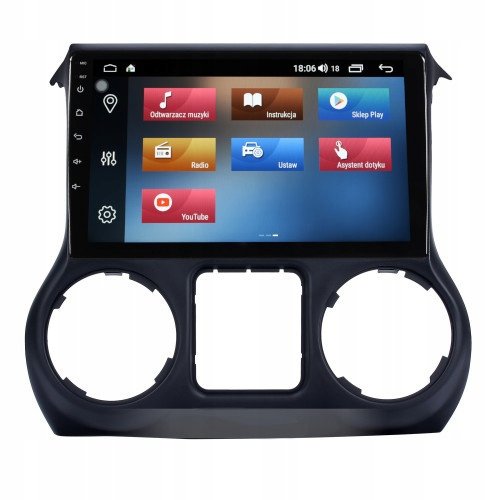 Radio Nawigacja Gps Jeep Wrangler 2014-17 Android Inna marka