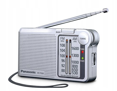 Radio Panasonic RF-P150DEG-S FM/AM 3,5mm 150mV AFC Panasonic