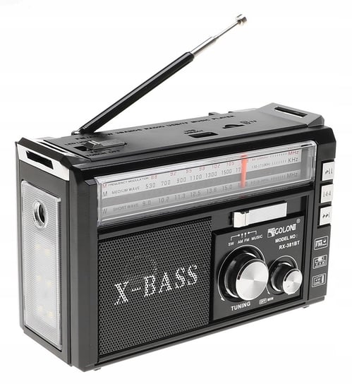 Radio PRZENOŚNE Głośnik Bluetooth LATARKA USB MP3 TF 948 Inna marka