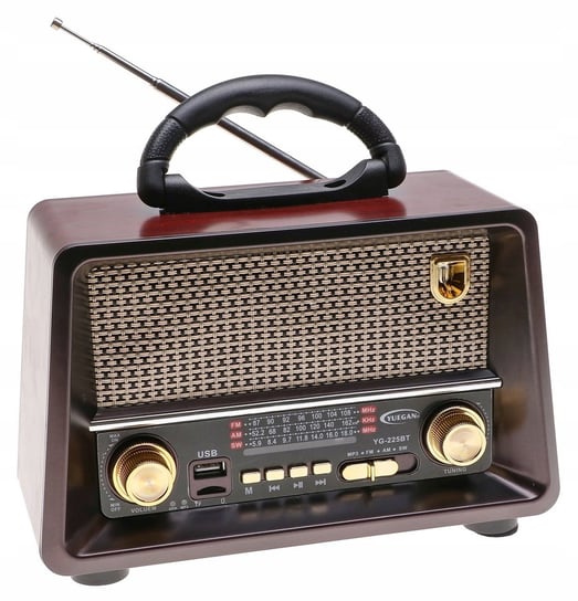 Radio PRZENOŚNE RETRO GŁOŚNIK FM Bluetooth MP3 USB Inna marka