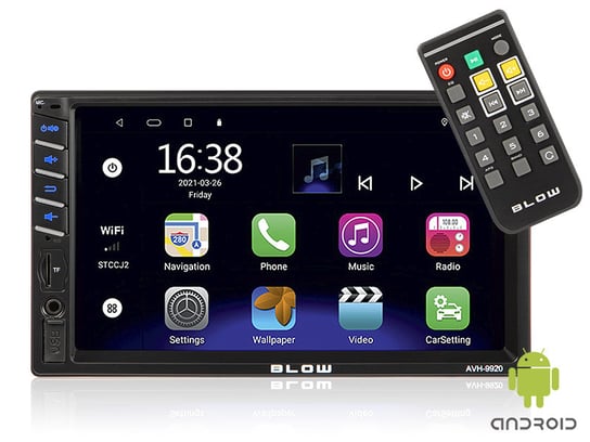 Radio samochodowe BLOW AVH-9920 2DIN 7" GPS Android Bluetooth WiFi Blow
