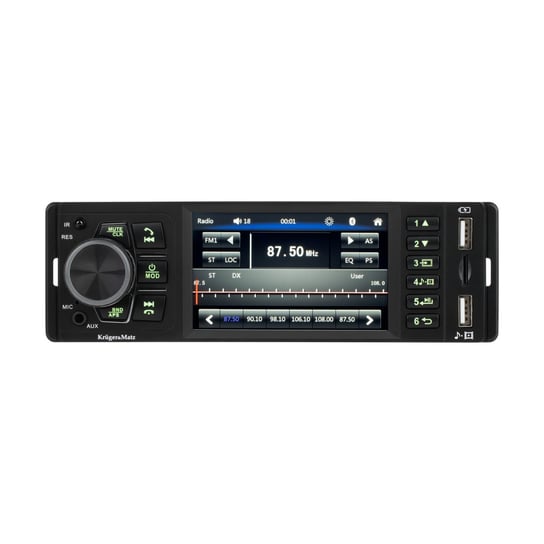 Radio samochodowe Kruger&Matz Bluetooth 4” AUX gniazdo kamery cofania 1 DIN Krüger&Matz
