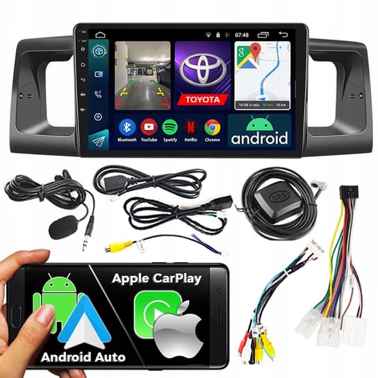 Radio samochodowe NCS RS-305 TOYOTA COROLLA E12 2001-2007 Android nawigacja NCS