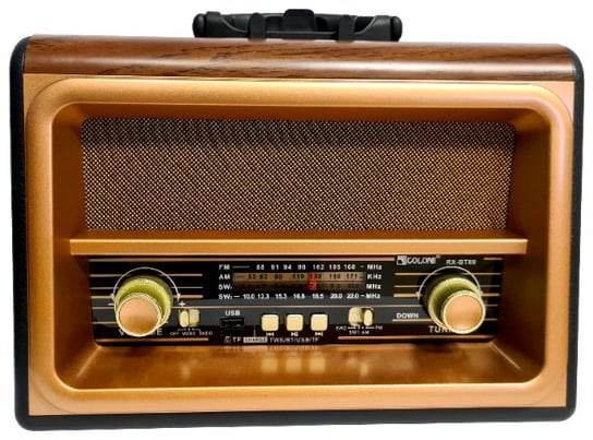 Radio Vintage Fm Akumulatorowe Z Bluetooth Usb Bezmarkowe